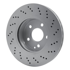 Mercedes-Benz C250 Brake Rotor (1) - Front - R1 Concepts - GEOSPEC Coated Rotor - Drilled - `08-`15